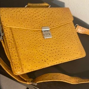 Ostrich Skin Brief Case